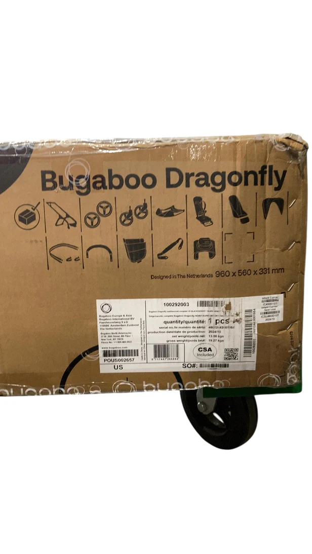 Bugaboo Dragonfly Bassinet and Seat Stroller, 2024, Black, Desert Taupe, Desert Taupe - Image 7