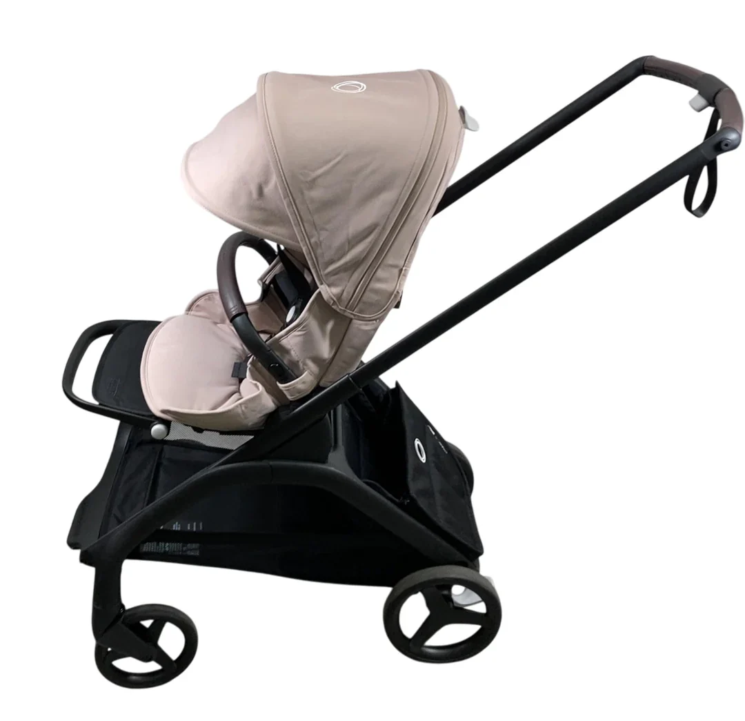 Bugaboo Dragonfly Bassinet and Seat Stroller, 2024, Black, Desert Taupe, Desert Taupe - Image 2