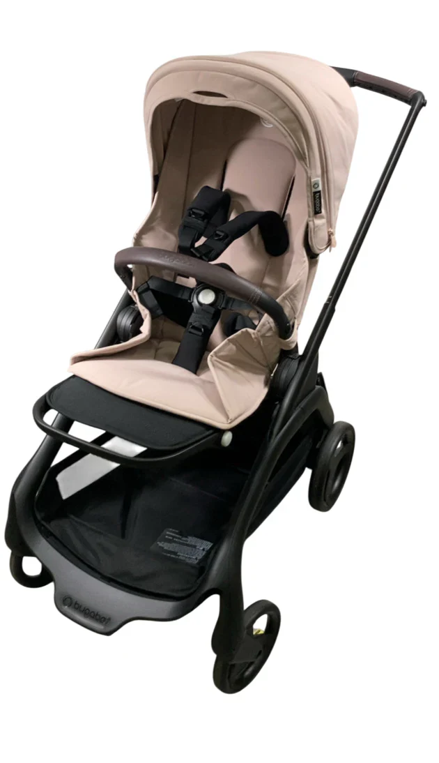 Bugaboo Dragonfly Bassinet and Seat Stroller, 2025, Black, Desert Taupe, Desert Taupe - Image 2