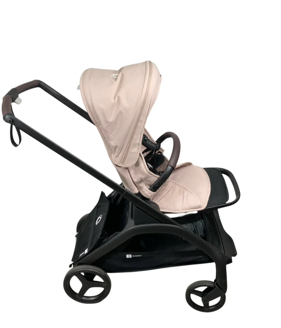 Bugaboo Dragonfly Bassinet and Seat Stroller, 2025, Black, Desert Taupe, Desert Taupe - Image 3