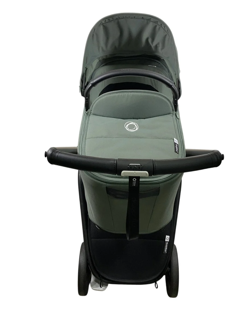 Bugaboo Dragonfly Bassinet and Seat Stroller, 2025, Black, Forest Green, Forest Green - Image 10