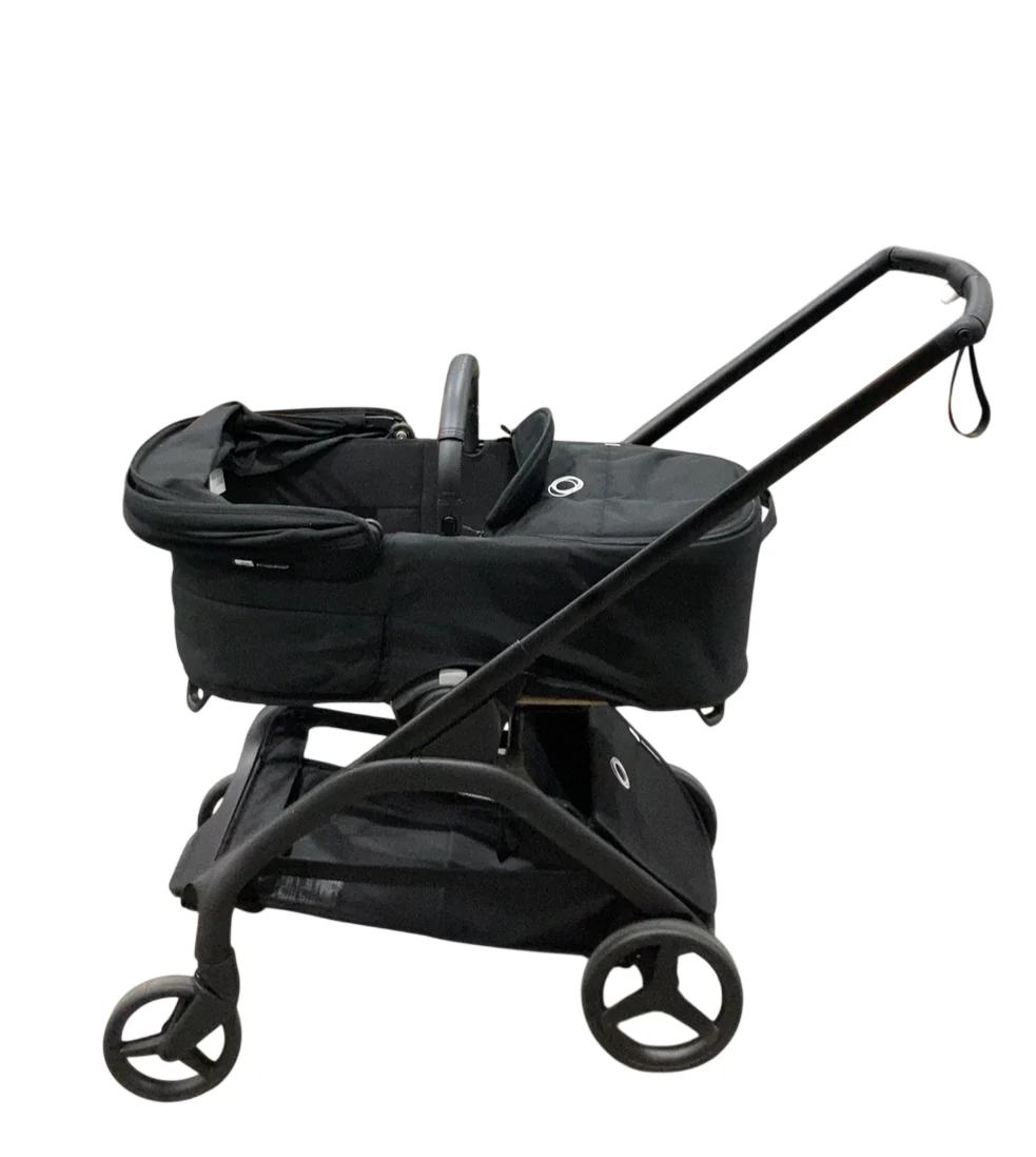 Bugaboo Dragonfly Bassinet and Seat Stroller, 2025, Black, Midnight Black, Midnight Black - Image 2