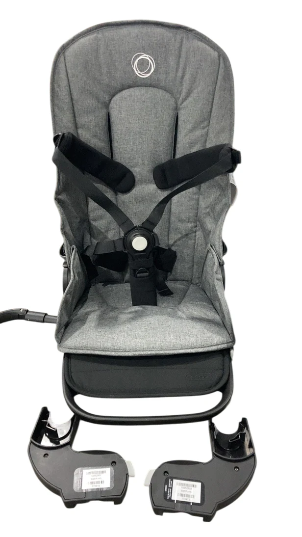 Bugaboo Dragonfly Bassinet and Seat Stroller, Grey Melange, Graphite, Grey Melange, 2025 - Image 6