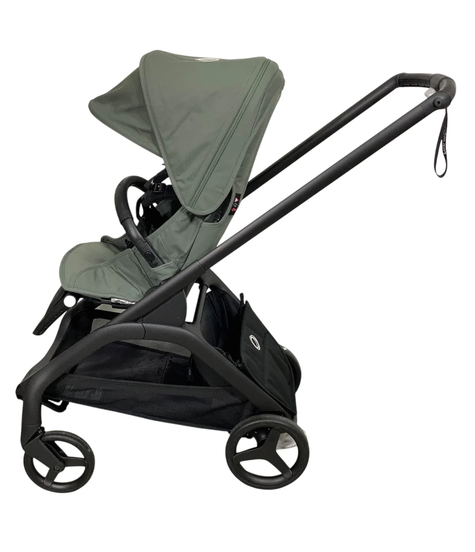 Bugaboo Dragonfly Stroller, 2023, Black, Forest Green, Forest Green - Image 3