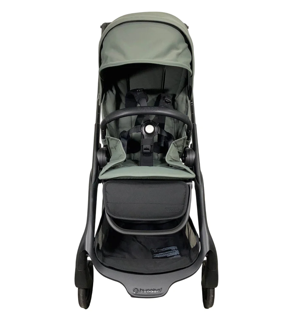 Bugaboo Dragonfly Stroller, 2023, Black, Forest Green, Forest Green - Image 4