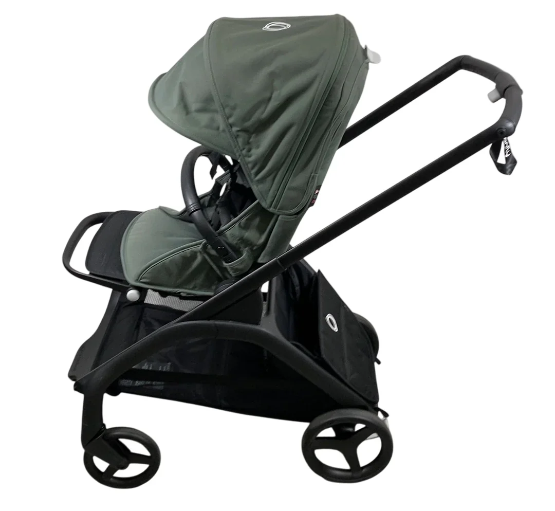 Bugaboo Dragonfly Stroller, 2023, Black, Forest Green, Midnight Black - Image 3