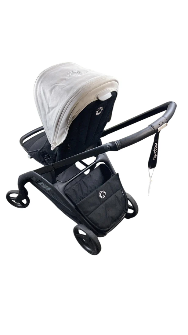Bugaboo Dragonfly Stroller, 2023, Black, Midnight Black, Misty White - Image 5