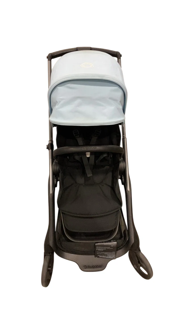 Bugaboo Dragonfly Stroller, 2023, Graphite, Midnight Black, Skyline Blue - Image 3