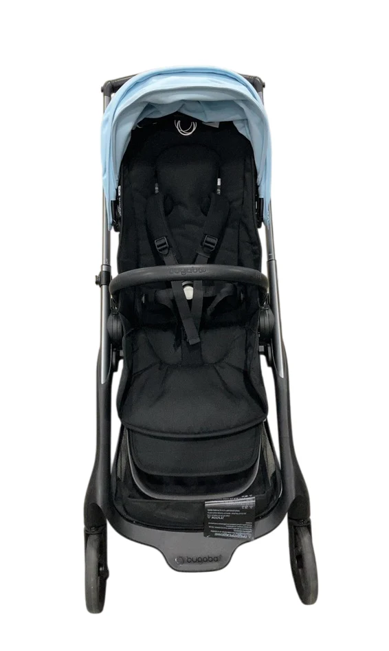 Bugaboo Dragonfly Stroller, 2023, Graphite, Midnight Black, Skyline Blue - Image 4