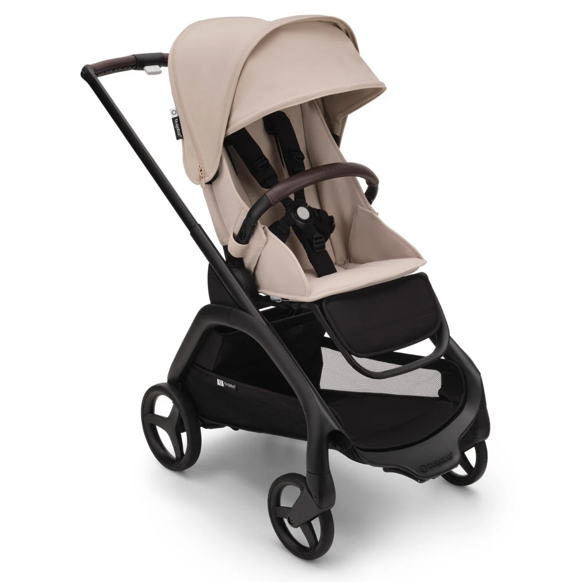 Bugaboo Dragonfly Stroller, 2025, Black, Desert Taupe, Desert Taupe