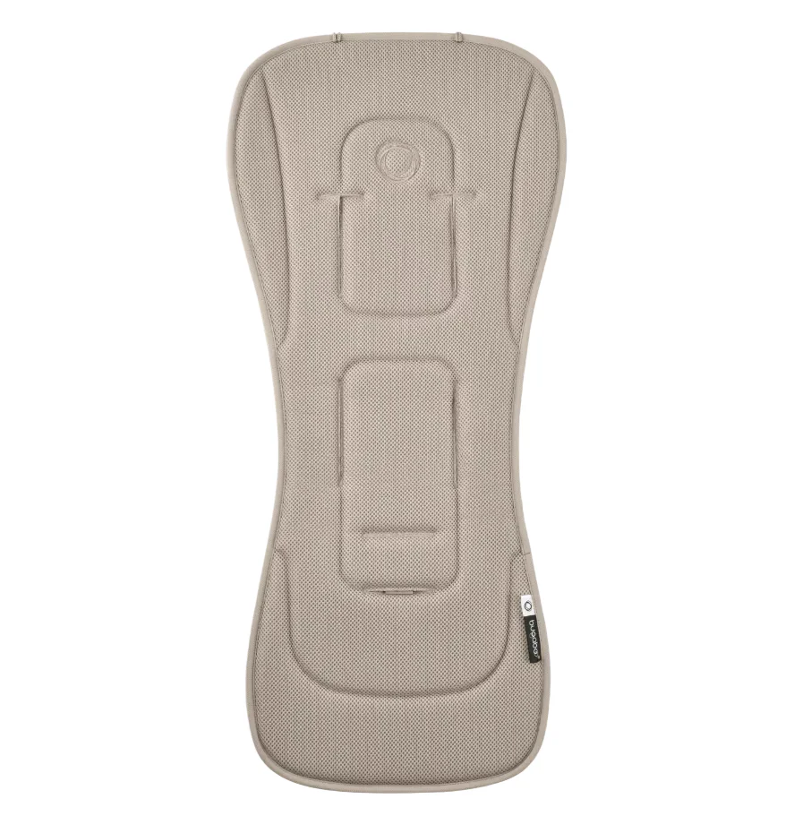 Bugaboo Dual Comfort Seat Liner, Desert Taupe - Image 2