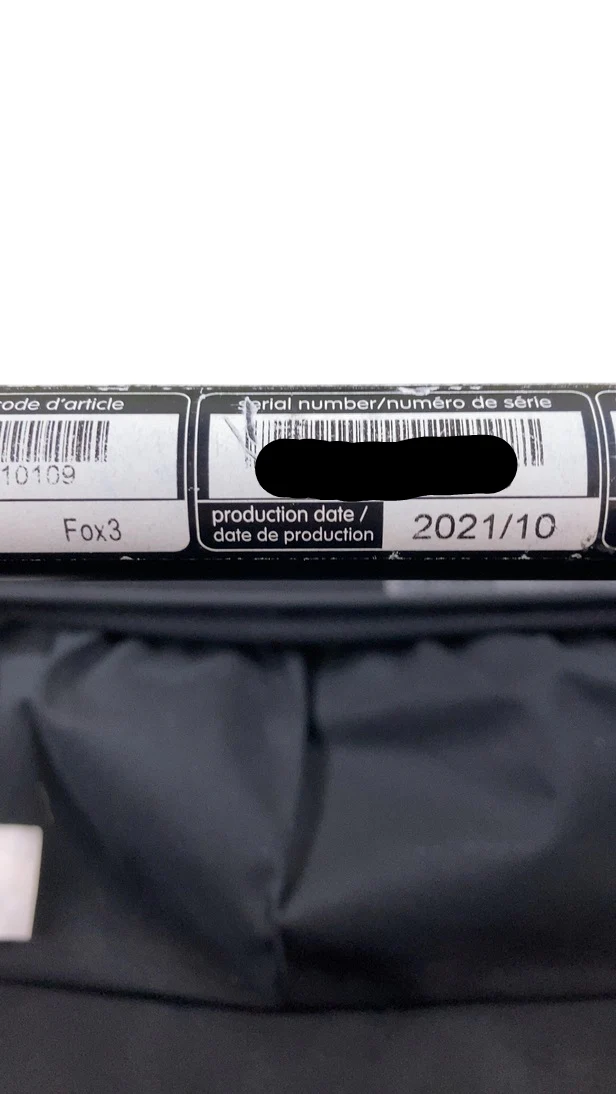 Bugaboo Fox 3 Stroller, 2021, Black, Midnight Black, Misty White - Image 12