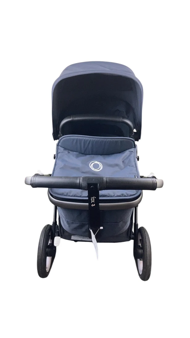 Bugaboo Fox 3 Stroller, 2021, Graphite, Stormy Blue, Stormy Blue - Image 4
