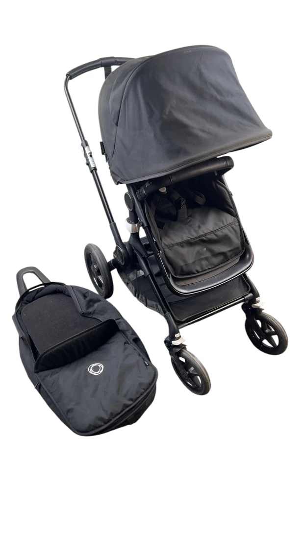 Bugaboo Fox 3 Stroller, 2022, Black, Midnight Black, Midnight Black