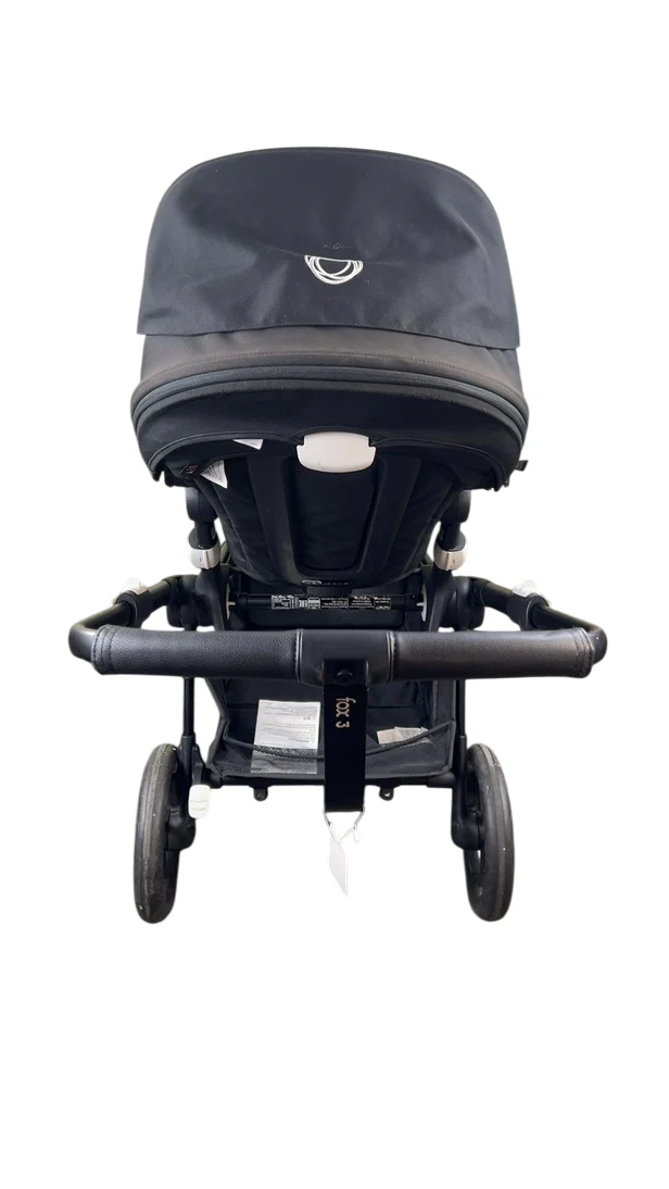 Bugaboo Fox 3 Stroller, 2022, Black, Midnight Black, Midnight Black - Image 4