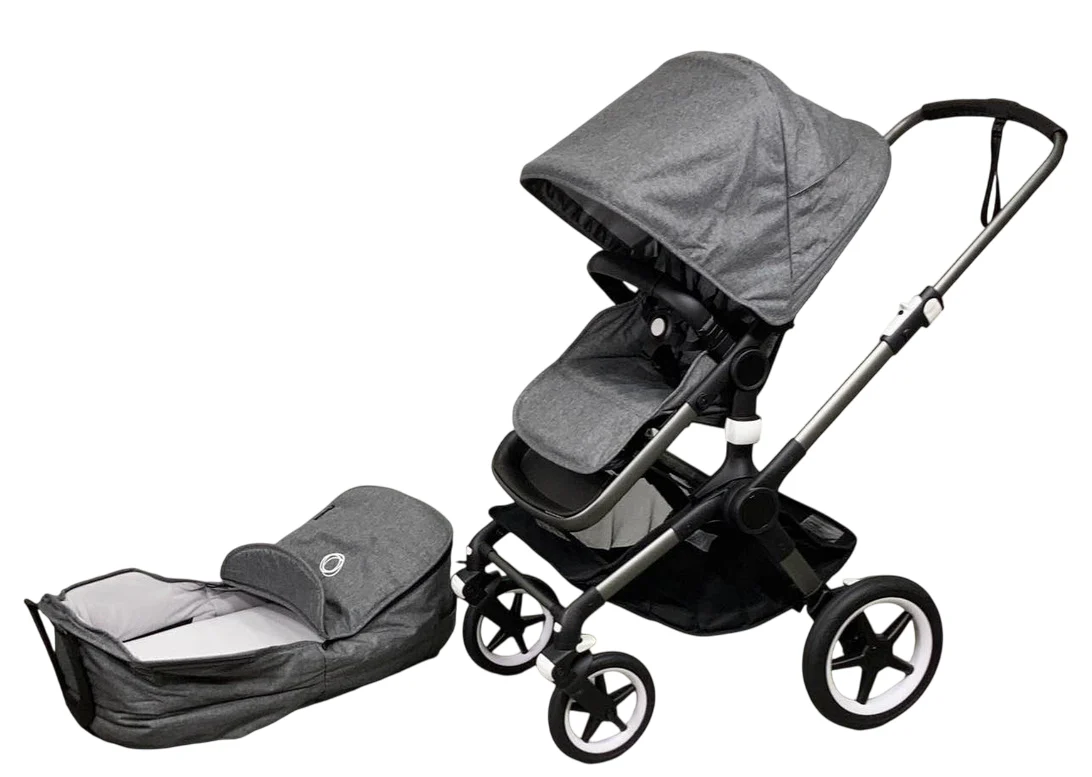 Bugaboo Fox 3 Stroller, 2022, Graphite, Grey Melange, Grey Melange