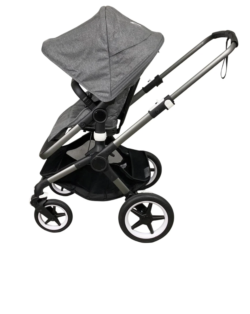 Bugaboo Fox 3 Stroller, 2022, Graphite, Grey Melange, Grey Melange - Image 3