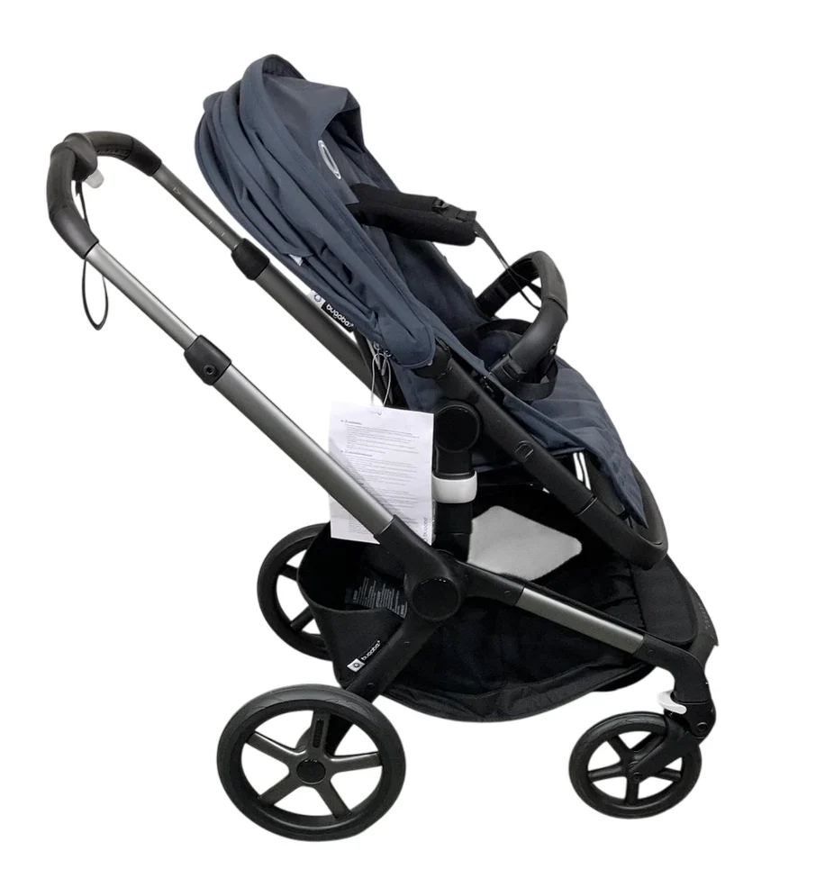 Bugaboo Fox 5 Stroller, 2024, Graphite Frame, Stormy Blue - Image 2