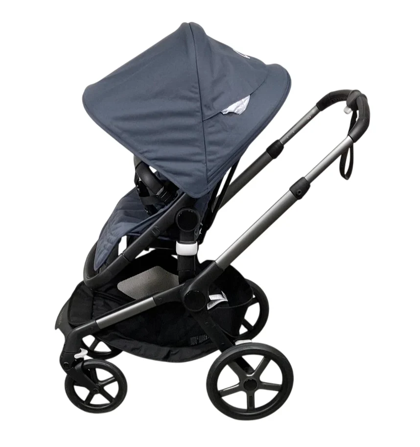 Bugaboo Fox 5 Stroller, 2024, Graphite Frame, Stormy Blue - Image 3