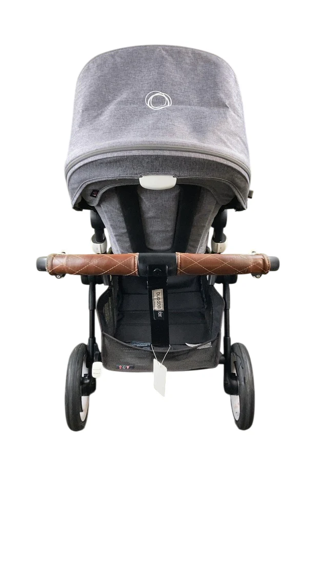 Bugaboo Fox Stroller, 2018, Black, Grey Melange, Grey Melange - Image 5