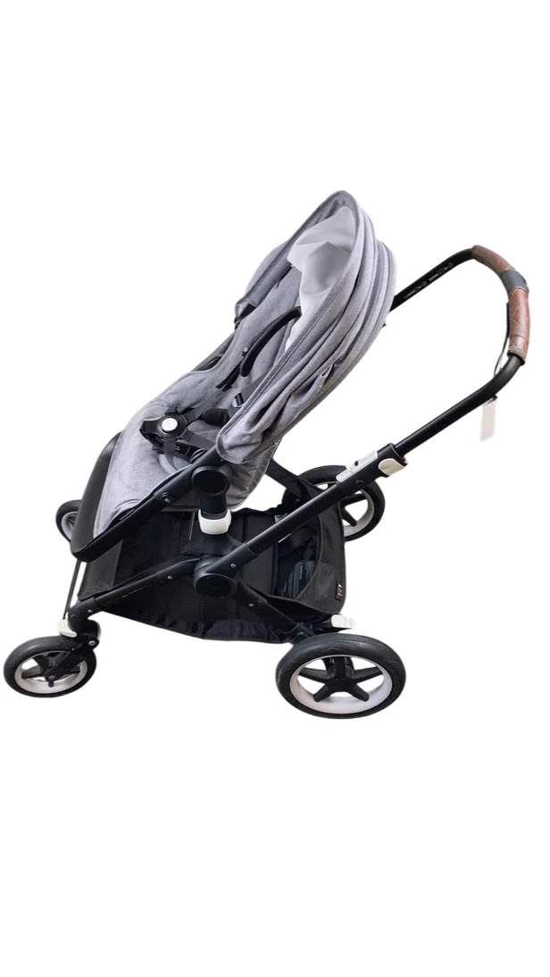 Bugaboo Fox Stroller, 2018, Black, Grey Melange, Grey Melange - Image 7