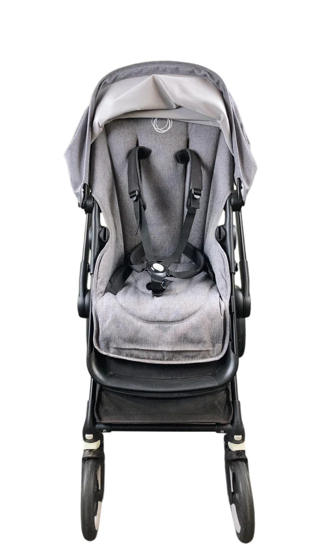 Bugaboo Fox Stroller, 2018, Black, Grey Melange, Grey Melange - Image 8