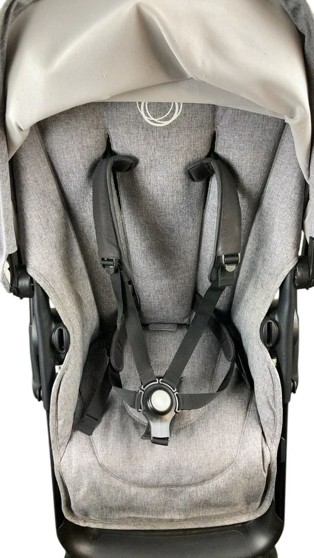Bugaboo Fox Stroller, 2018, Black, Grey Melange, Grey Melange - Image 9