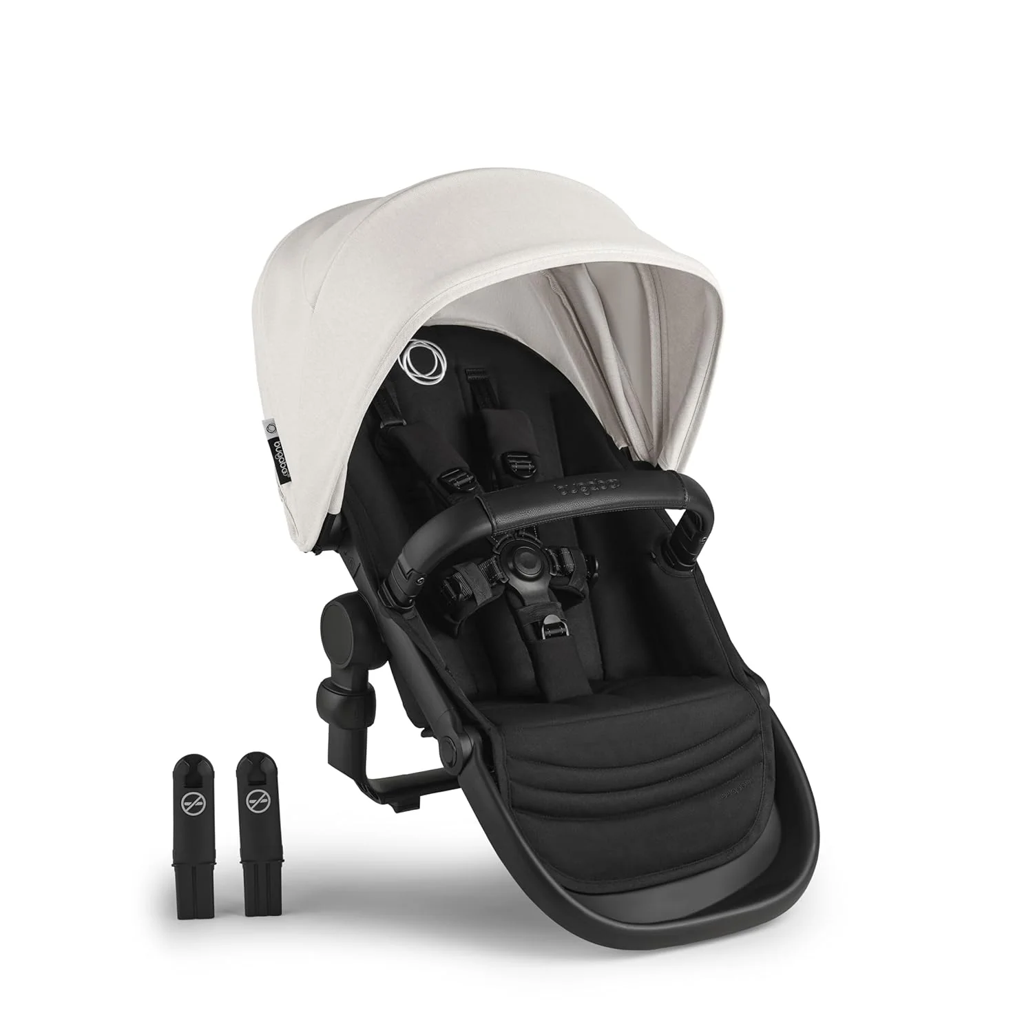 Bugaboo Kangaroo Sibling Seat, Black, Midnight Black, Misty White