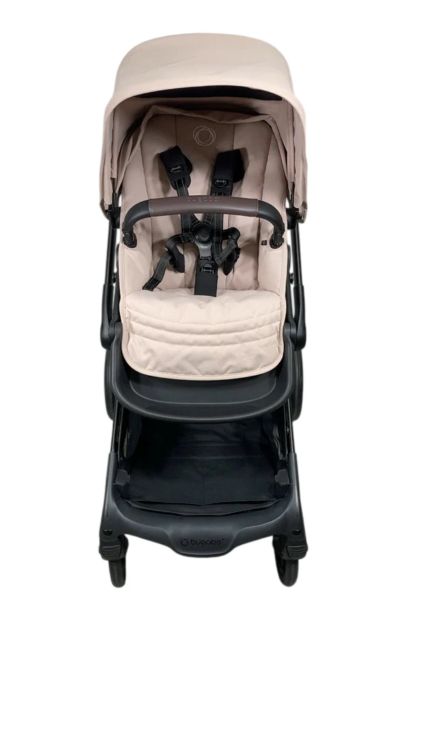 Bugaboo Kangaroo Single To Double Stroller, 2024, Black, Desert Taupe, Desert Taupe - Image 4