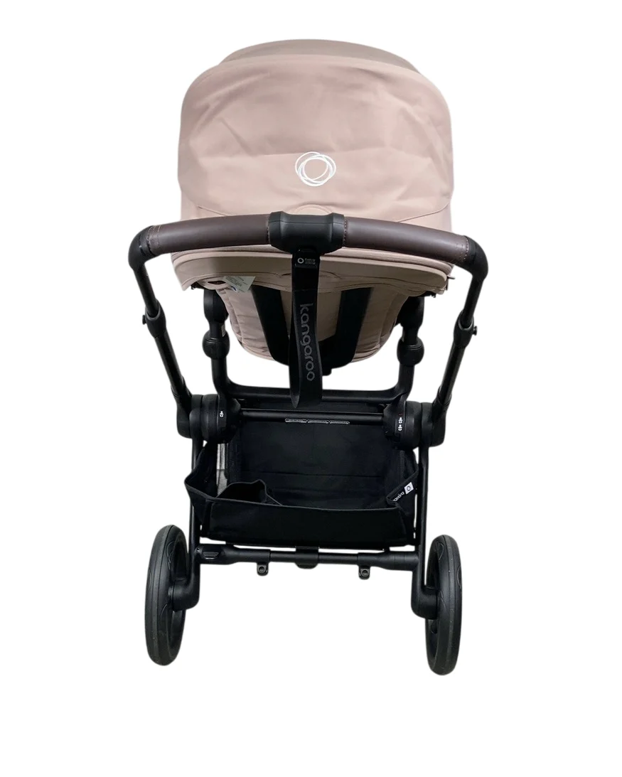 Bugaboo Kangaroo Single To Double Stroller, 2024, Black, Desert Taupe, Desert Taupe - Image 7
