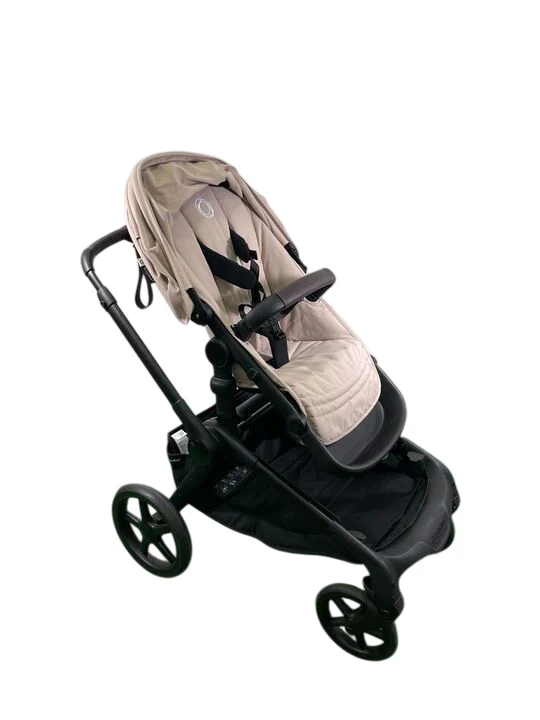 Bugaboo Kangaroo Single To Double Stroller, 2024, Black, Desert Taupe, Desert Taupe - Image 2