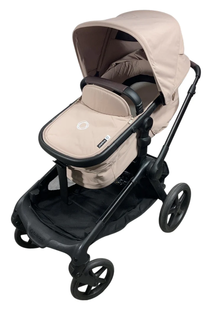 Bugaboo Kangaroo Single To Double Stroller, 2024, Black, Desert Taupe, Desert Taupe - Image 3