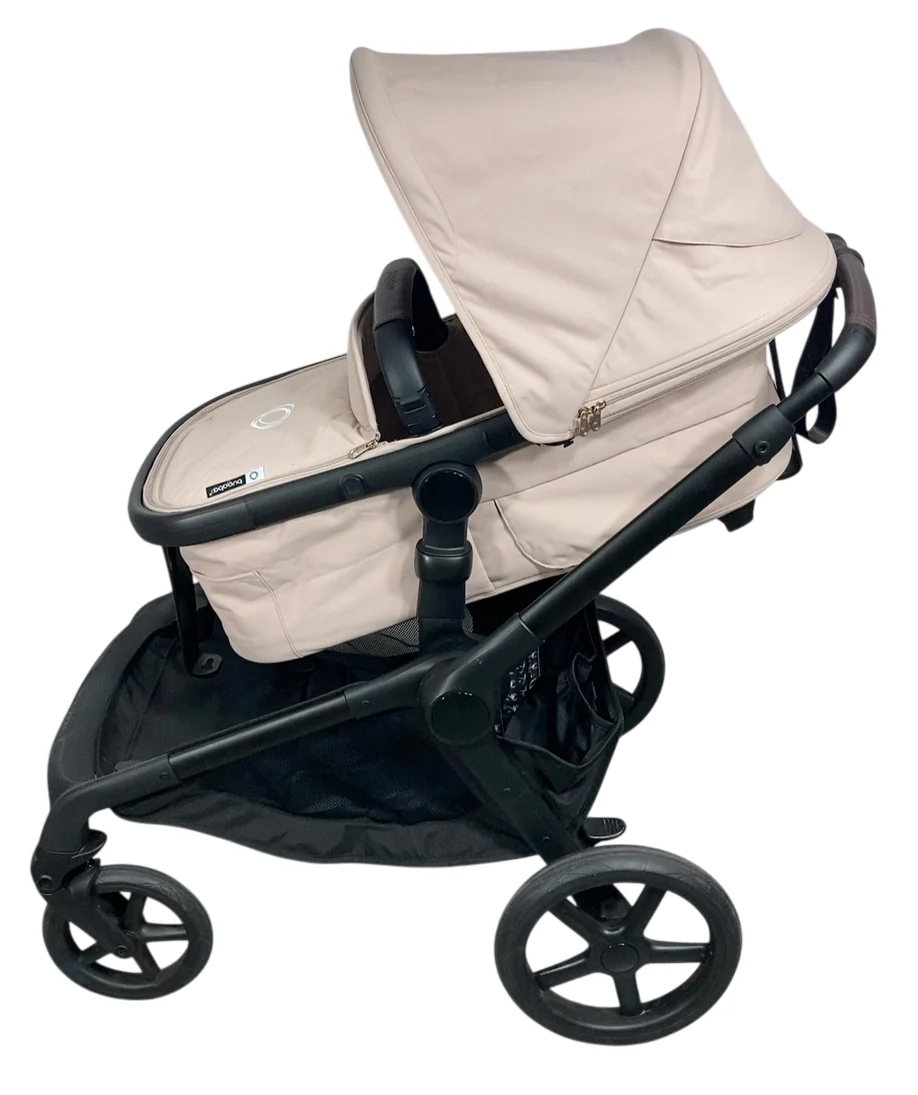 Bugaboo Kangaroo Single To Double Stroller, 2024, Black, Desert Taupe, Desert Taupe - Image 5