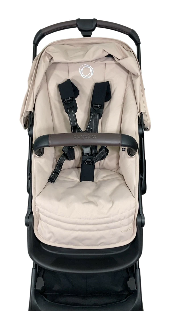 Bugaboo Kangaroo Single To Double Stroller, 2024, Black, Desert Taupe, Desert Taupe - Image 4