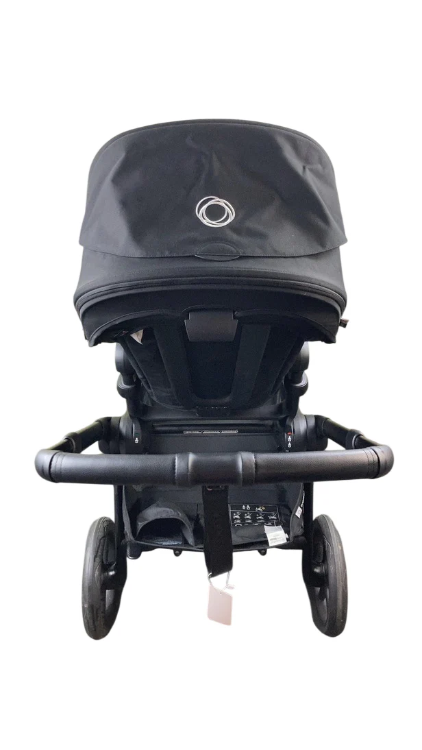 Bugaboo Kangaroo Single To Double Stroller, 2024, Black, Midnight Black, Midnight Black - Image 4