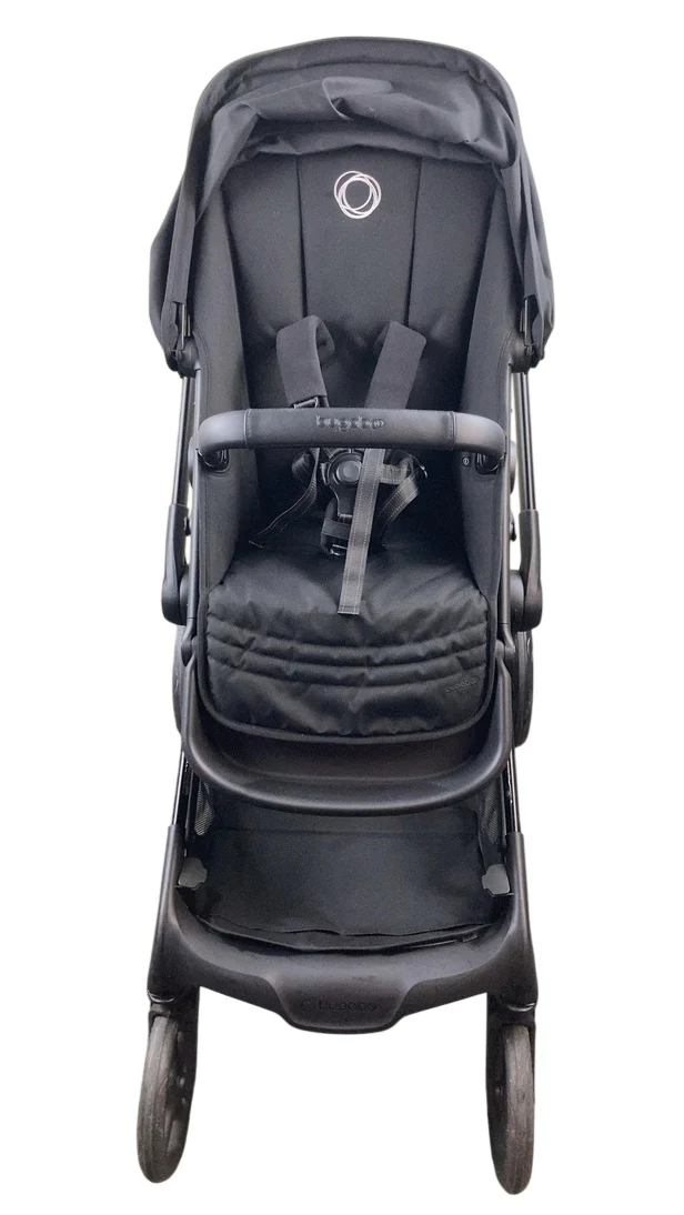 Bugaboo Kangaroo Single To Double Stroller, 2024, Black, Midnight Black, Midnight Black - Image 6