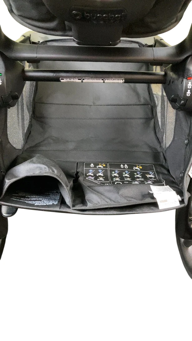Bugaboo Kangaroo Single To Double Stroller, 2024, Black, Midnight Black, Midnight Black - Image 9