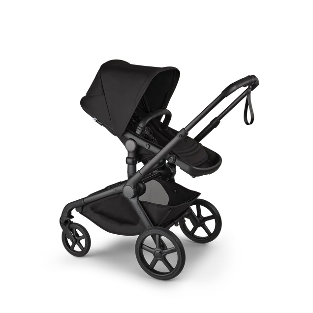 Bugaboo Kangaroo Single To Double Stroller, 2024, Black, Midnight Black, Midnight Black