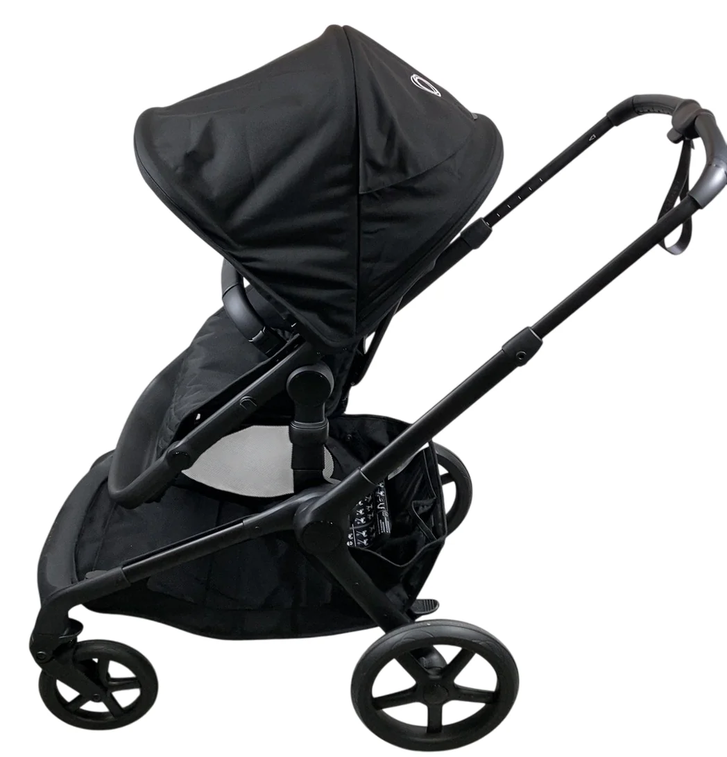 Bugaboo Kangaroo Single To Double Stroller, 2024, Black, Midnight Black, Midnight Black - Image 3