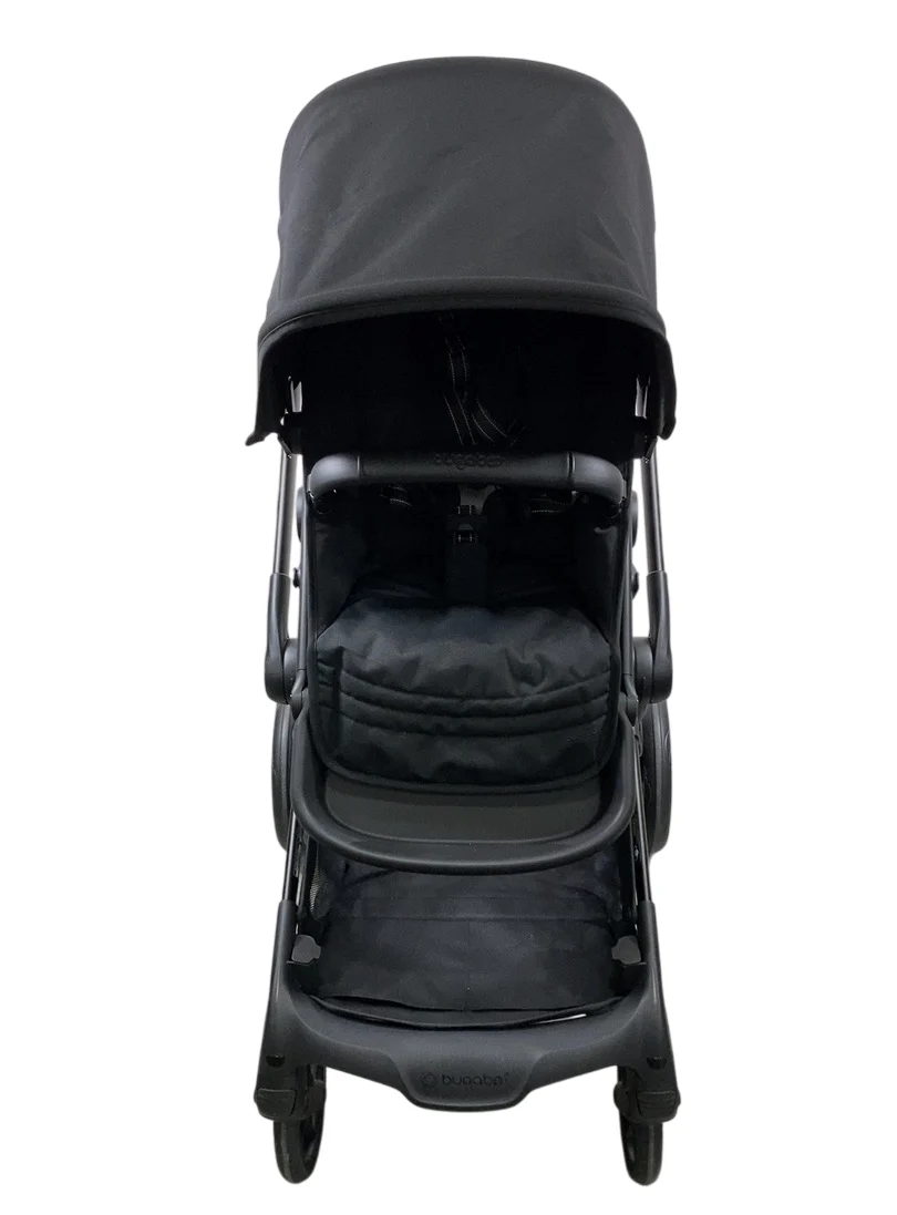 Bugaboo Kangaroo Single To Double Stroller, 2024, Black, Midnight Black, Midnight Black - Image 4