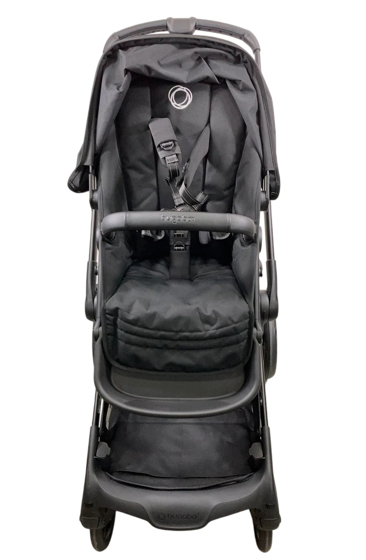 Bugaboo Kangaroo Single To Double Stroller, 2024, Black, Midnight Black, Midnight Black - Image 5