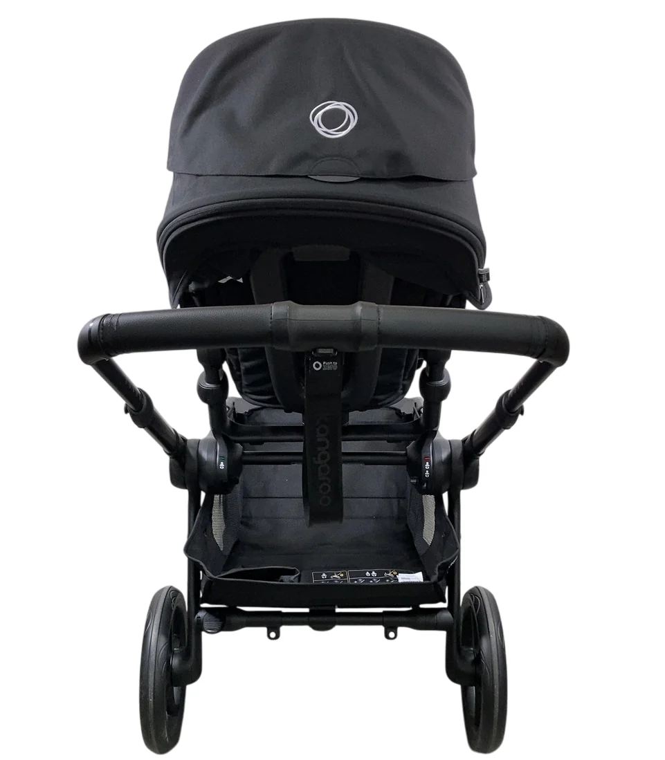 Bugaboo Kangaroo Single To Double Stroller, 2024, Black, Midnight Black, Midnight Black - Image 7