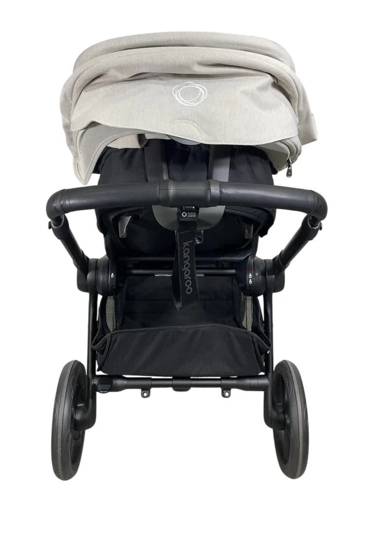 Bugaboo Kangaroo Single To Double Stroller, 2024, Black, Midnight Black, Misty White - Image 11