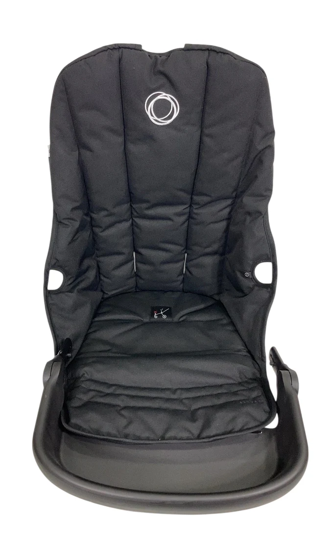 Bugaboo Kangaroo Single To Double Stroller, 2024, Black, Midnight Black, Misty White - Image 9