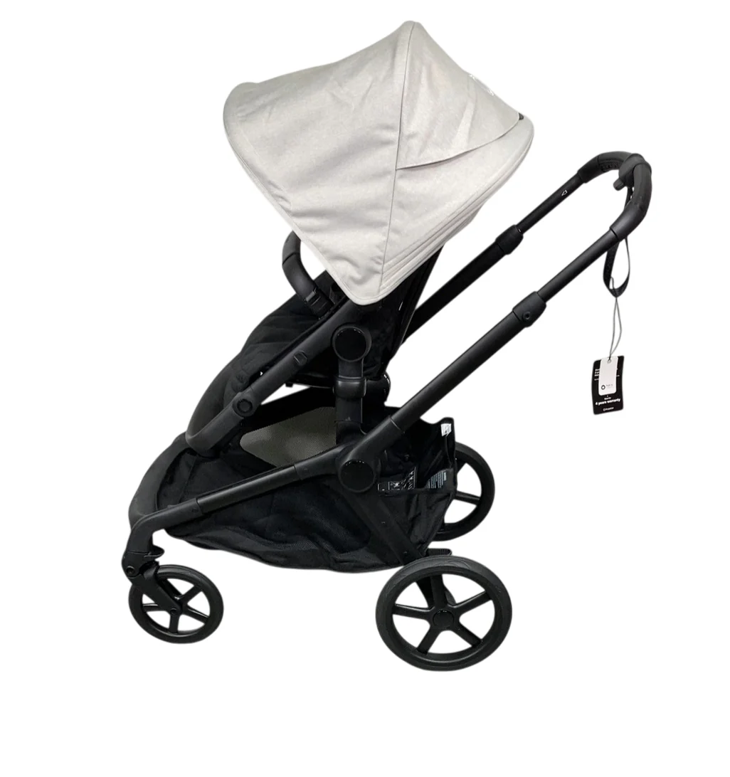 Bugaboo Kangaroo Single To Double Stroller, 2024, Black, Midnight Black, Misty White - Image 3