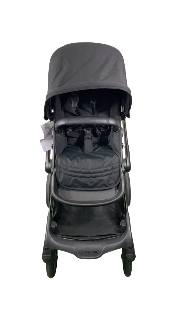 Bugaboo Kangaroo Single To Double Stroller, Black, Midnight Black, Midnight Black, 2024 - Image 4