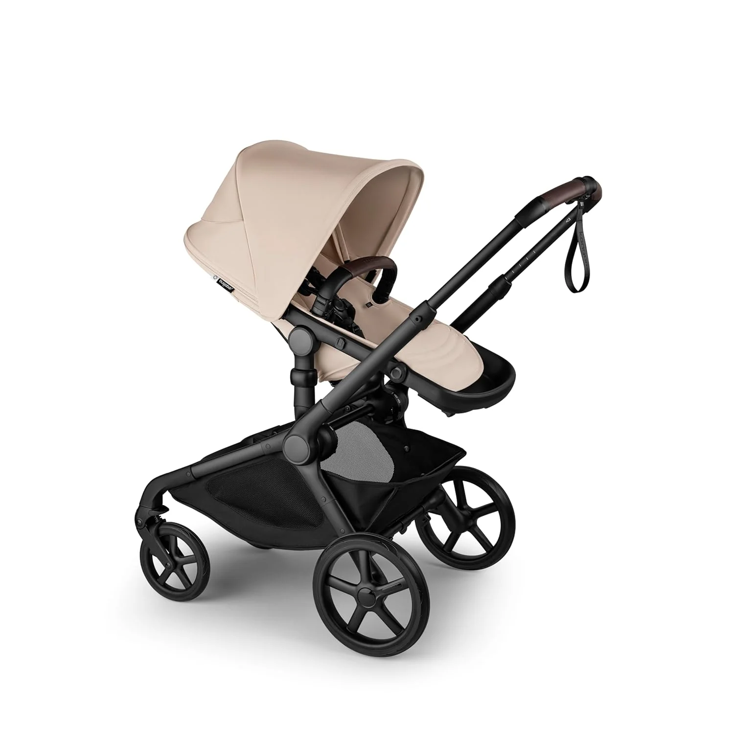 Bugaboo Kangaroo Single To Double Stroller, 2025, Black, Desert Taupe, Desert Taupe