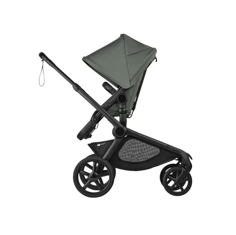 Bugaboo Kangaroo Single To Double Stroller, 2025, Black, Forest Green, Forest Green - Image 3