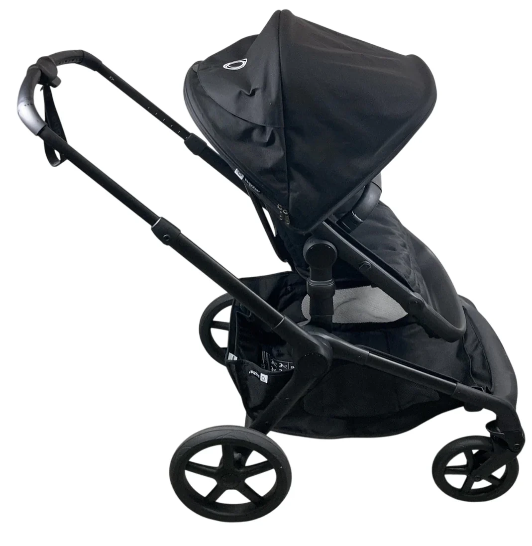 Bugaboo Kangaroo Single To Double Stroller, 2025, Black, Midnight Black, Midnight Black - Image 2