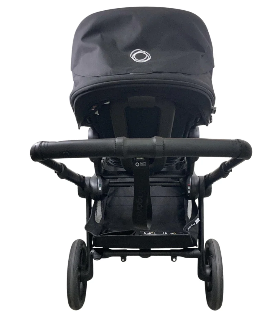 Bugaboo Kangaroo Single To Double Stroller, 2025, Black, Midnight Black, Midnight Black - Image 4